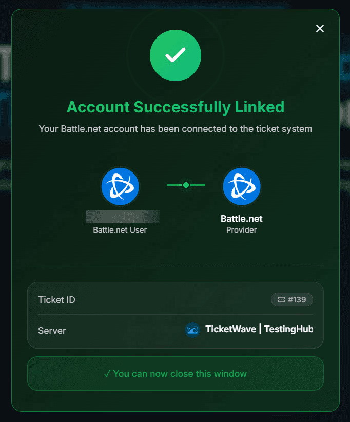 Battle.net Success