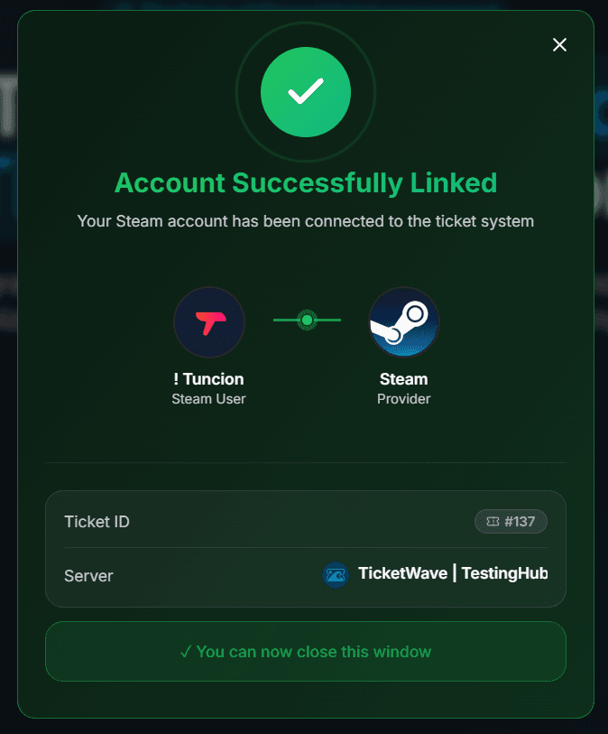 Authentication Success Page