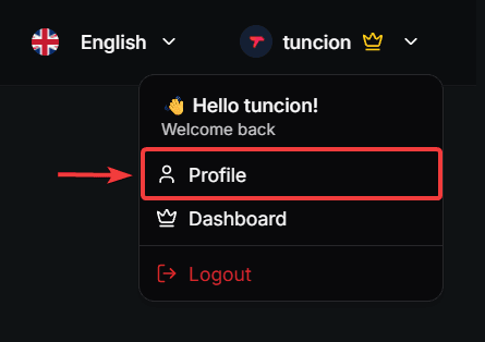 Profile Button