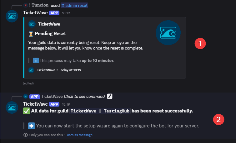 Reset Completed