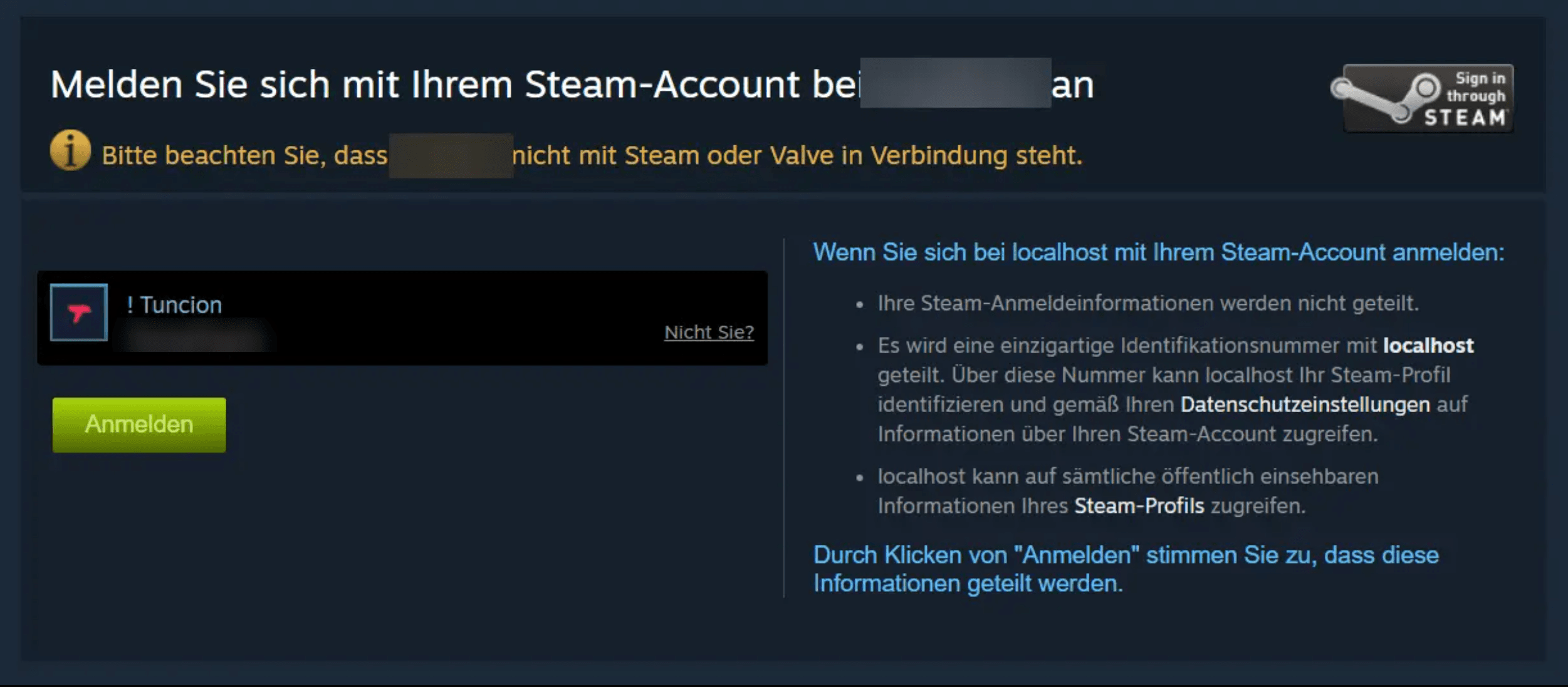 Steam Authentication Step