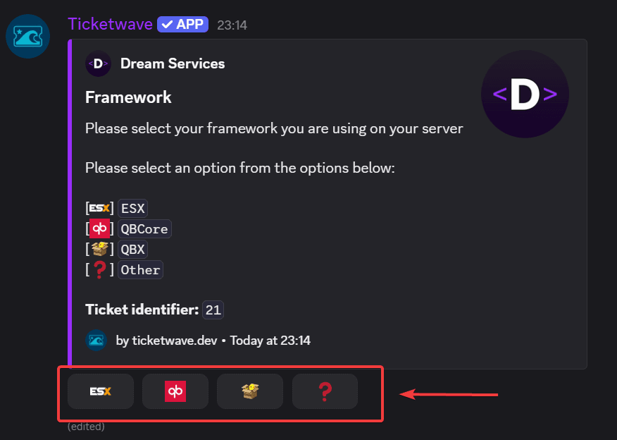 Button Step Example