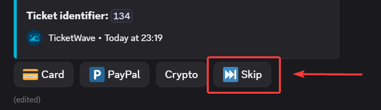 Skip Button