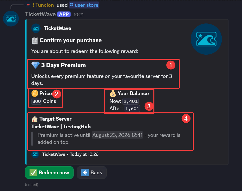 Purchase Confirmation