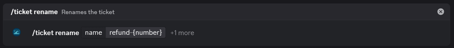 Rename Refund Example